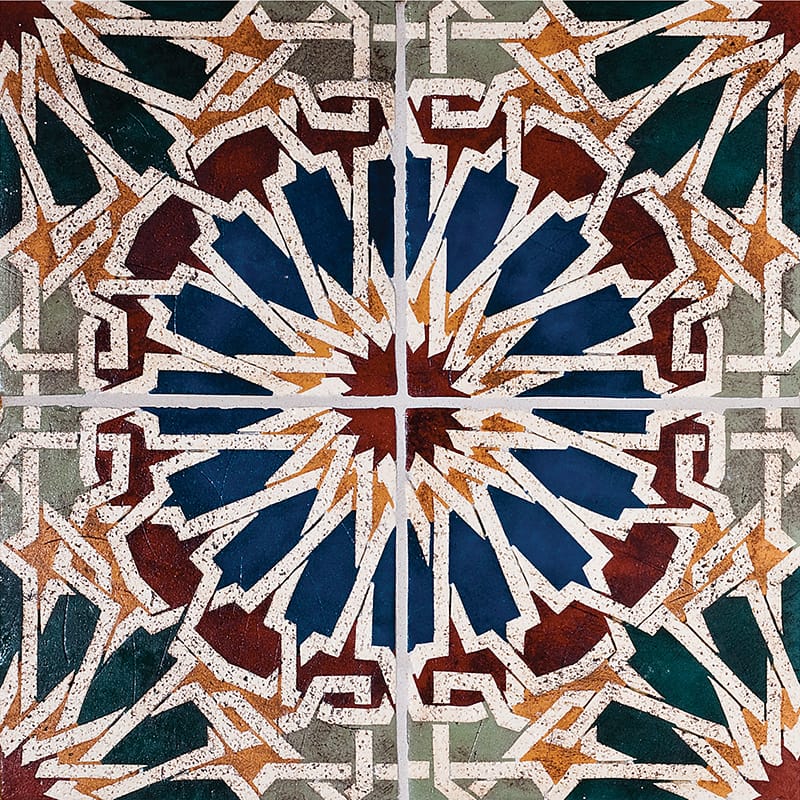 Sheherazade-10 Glazed Ceramic Tile 6x6