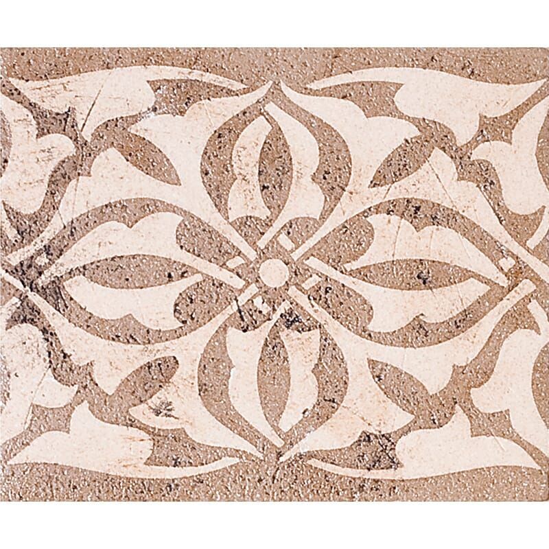 Millefleurs-17a Glazed Ceramic Borders 5×6 Image
