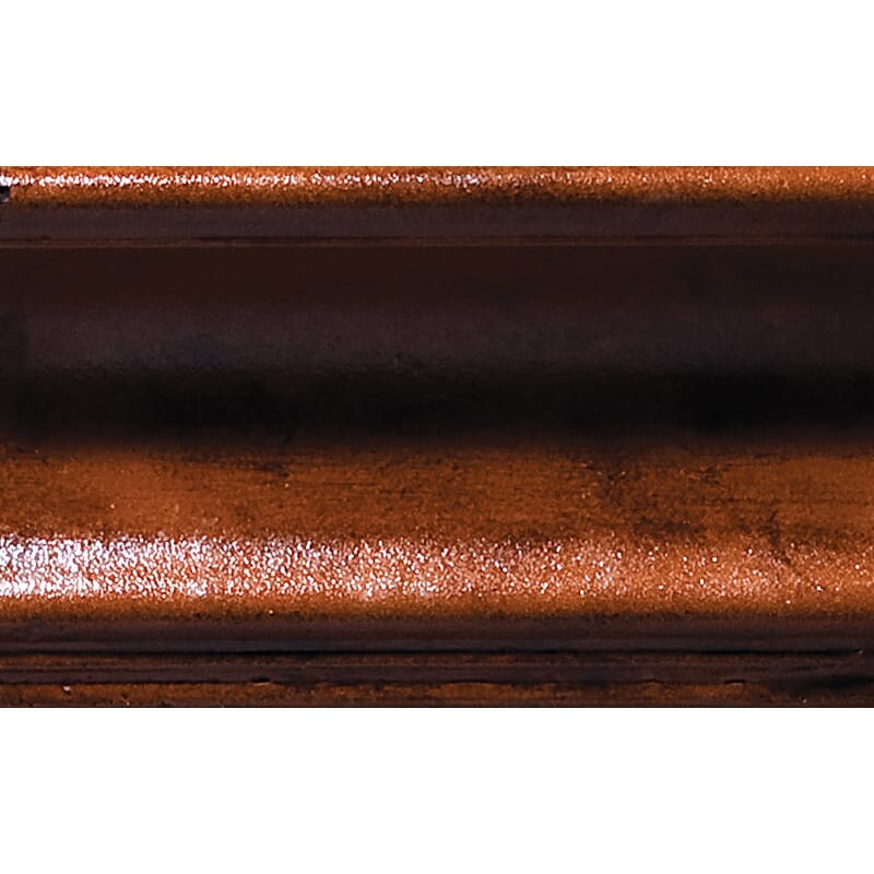 Fieldstone, Chestnut Glazed Cove Crown Ceramic Moldings 3 1/4x6
