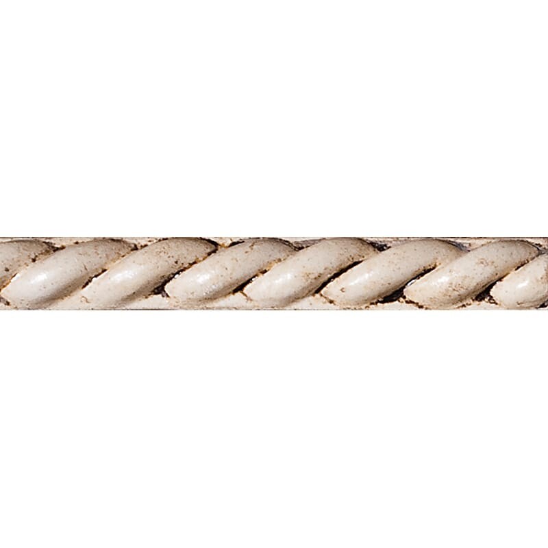 Biscuit Glazed Rope Ceramic Moldings 1x6