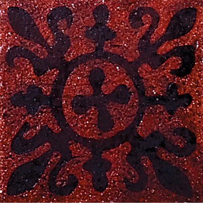Somerset Red Clay Burnt Glazed Ceramic Tile 3x3