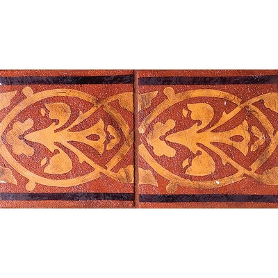 Dublin Red Glazed Ceramic Tile 6x6