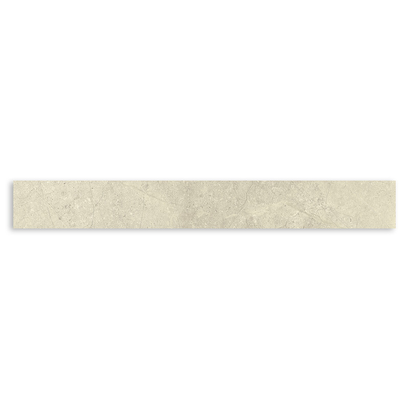 White Matte Bullnose Porcelain Moldings 3x24