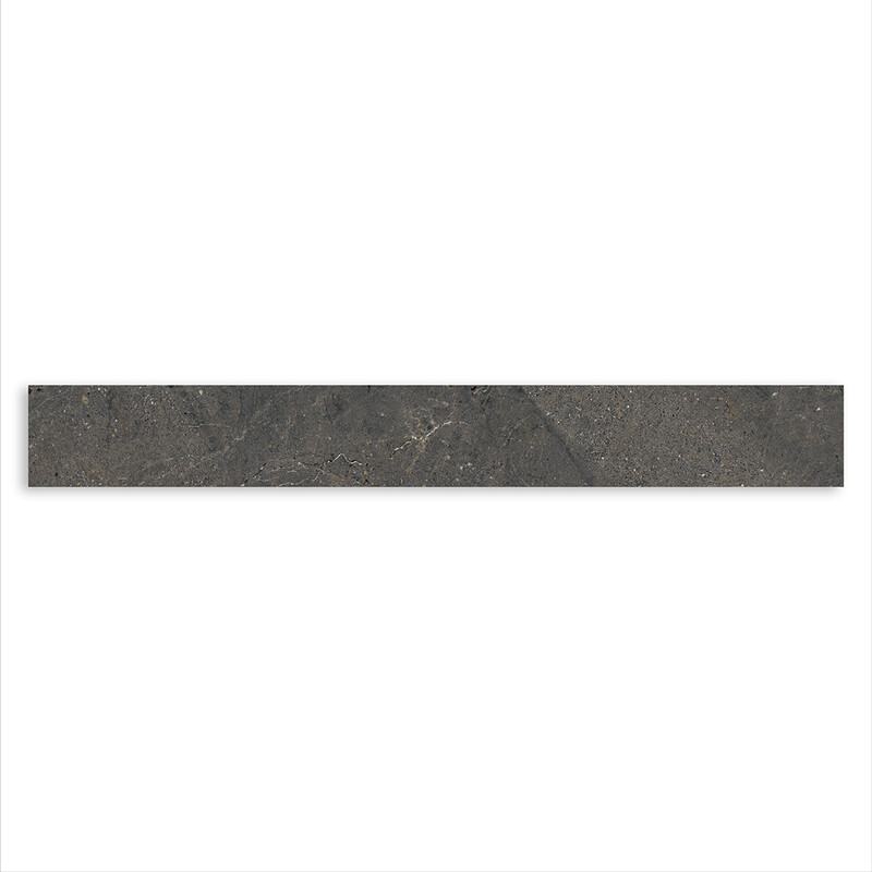 Dark Matte Bullnose Porcelain Moldings 3x24
