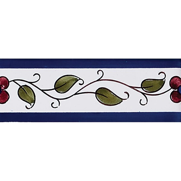 373 Bullnose Poly Glazed Ceramic Borders 2×5 1/2 Image