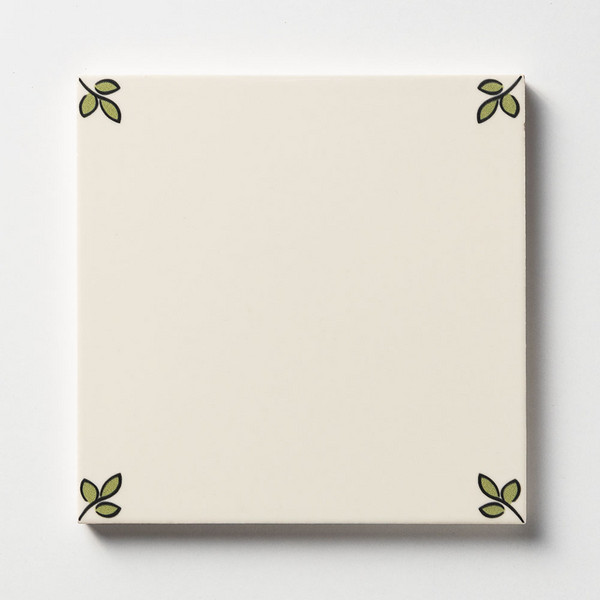 Garden Blanc glasierte Keramikfliese 6×6 Bild