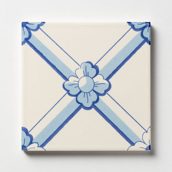 Gelosia glasierte Keramikfliese 6×6 Bild