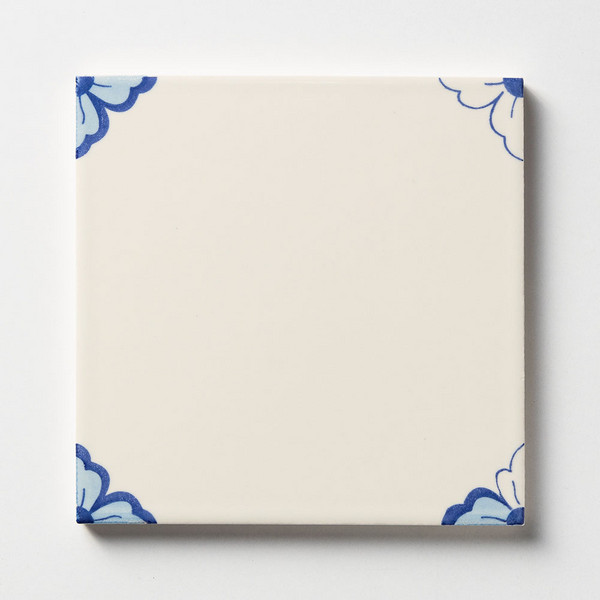 Gelosia Blanc Glazed Ceramic Tile 6x6