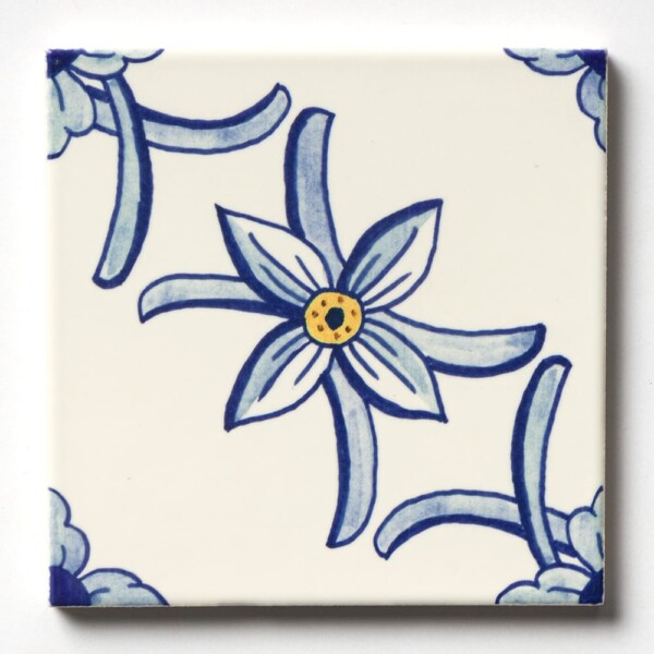 Imagen de azulejo cerámico brillante Peniche de 6×6