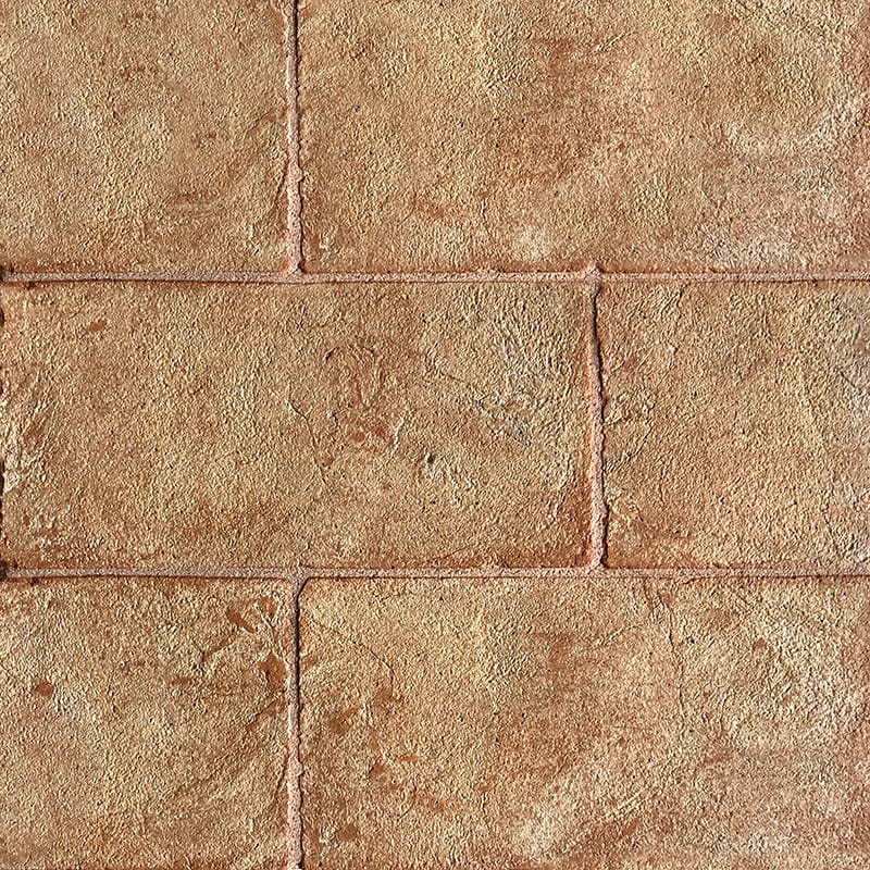 Handmade Medievale Rectangle Terracotta Tile 6x12
