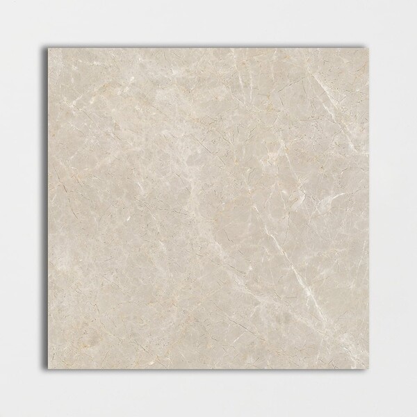 Fawn Grey Polished Marble Tile 24×24 Image
