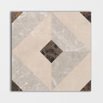 Classic Dimensions Polished Marble Decorative 24x24