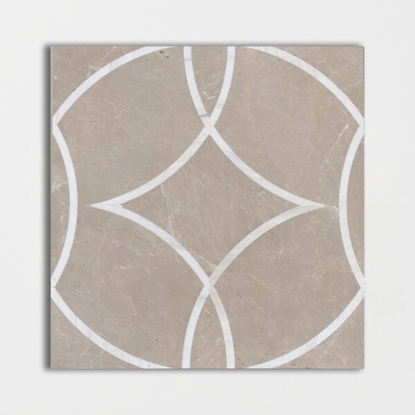 Graceful Cirque Polished Marble Decorative 24×24 Image