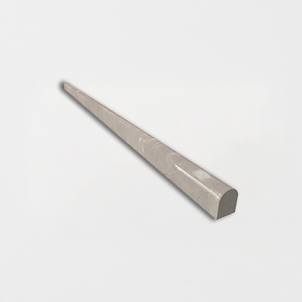 Fawn Grey Polished Pencil Marble Moldings 3/4×24 Image