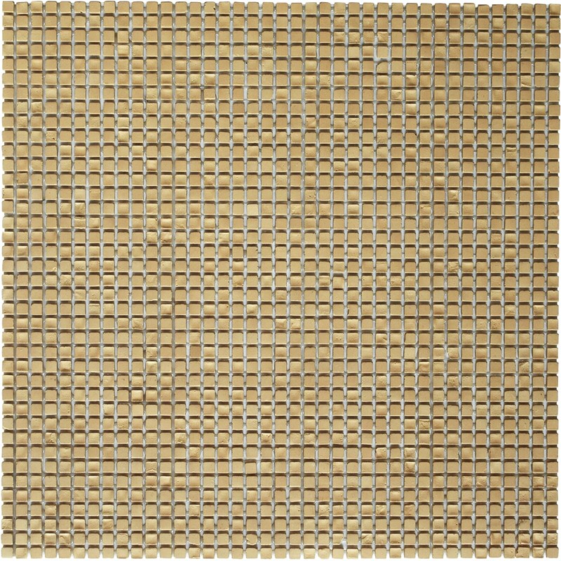 Ocra Matte 1/4x1/4 Recycled Glass Mosaics 12x12