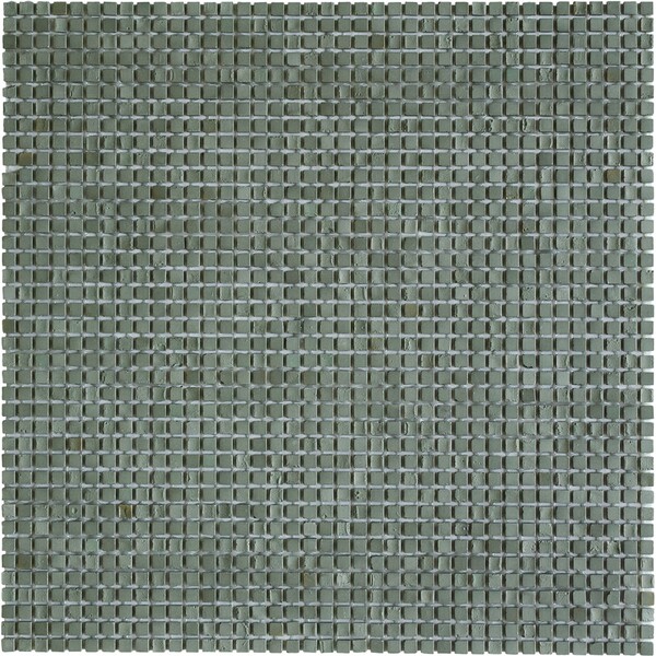 Salvia Matte 1/4×1/4 Recycle Glass Mosaic 11 1/2×11 1/2 Image