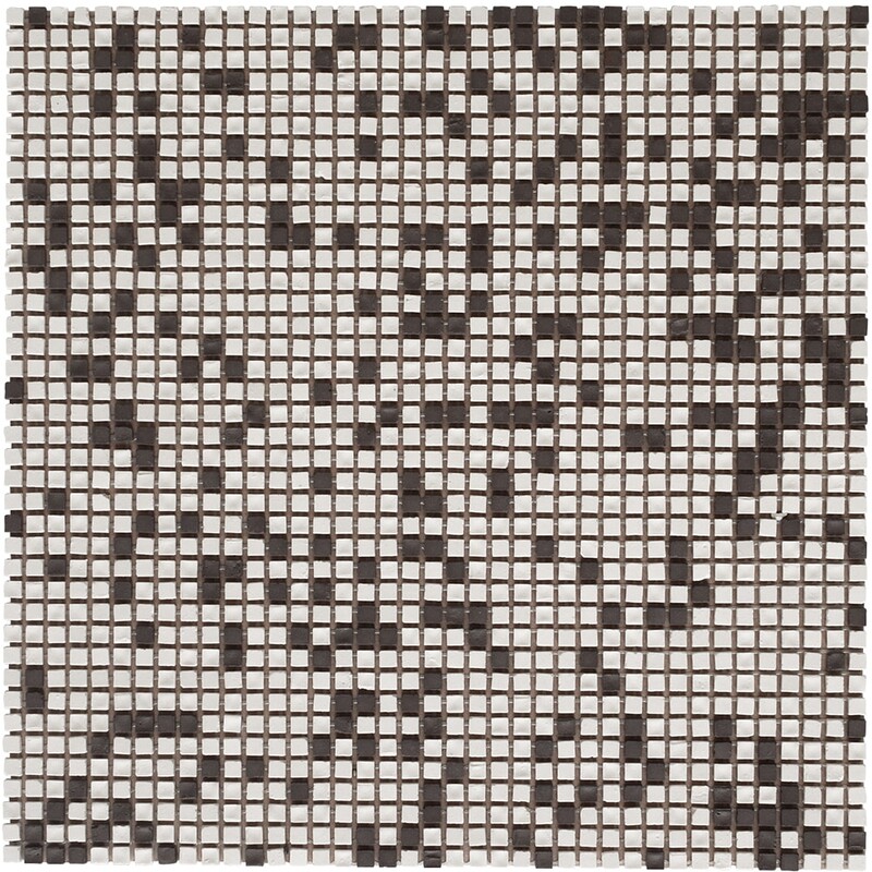 Talco Ebano Matte 1/4x1/4 Recycled Glass Mosaics 12x12