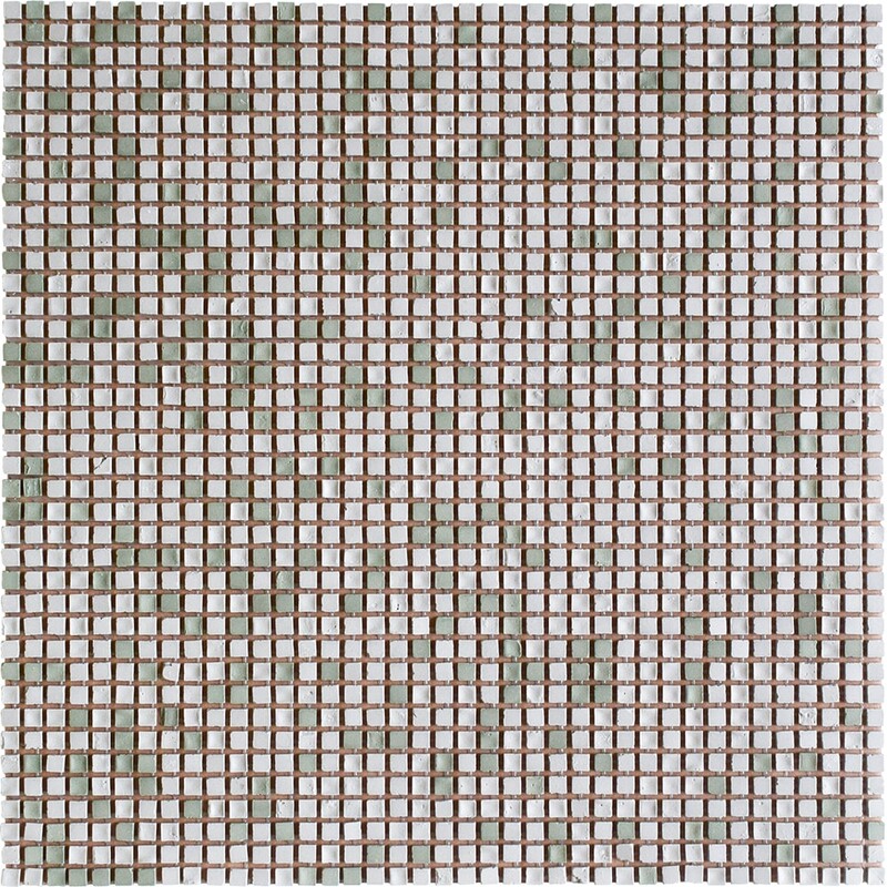 Maya Salvia Matte 1/4x1/4 Recycle Glass Mosaic 11 1/2x11 1/2