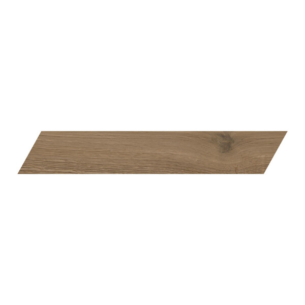 Elisir Royal Castano Matte Chevron Porcelain Tile 3×18 Image