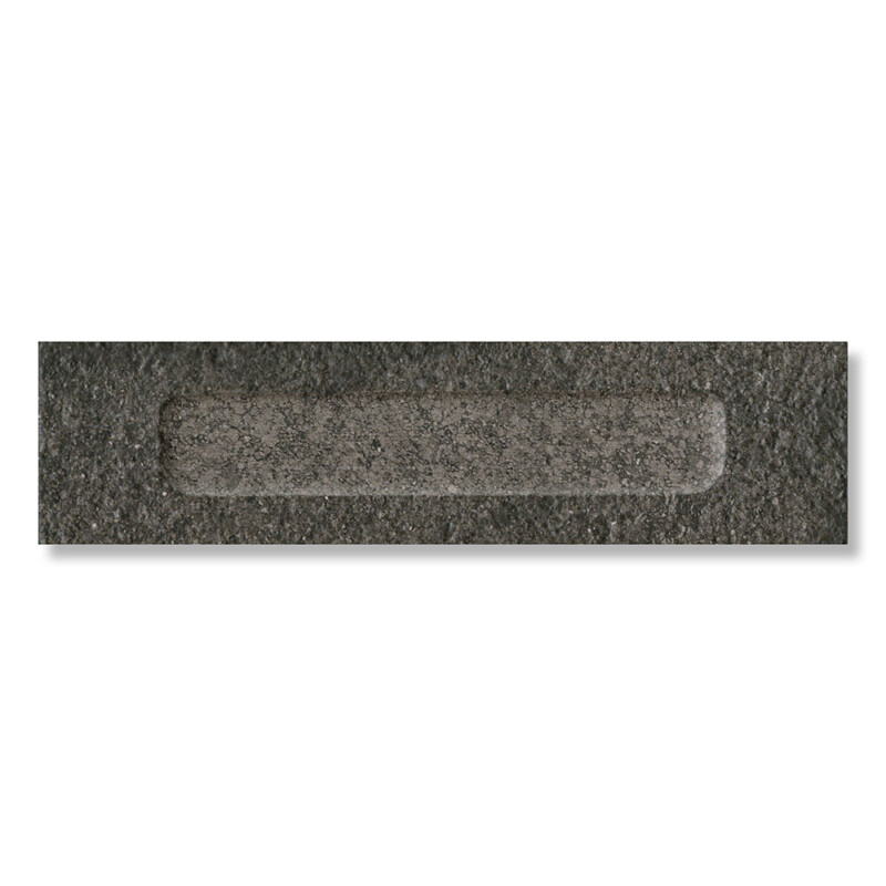 Fornace Formella Nero Matte Brick Porcelain Accent Tiles 2 1/2x9 1/2