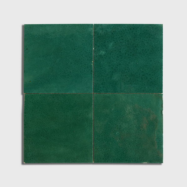 Vert Menthe Glossy Zellige Tile 4×4 Image