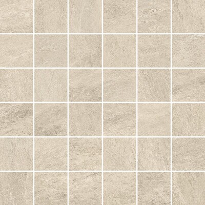 Taupe Natural 2x2 Slate Look Porcelain Mosaic 12x12