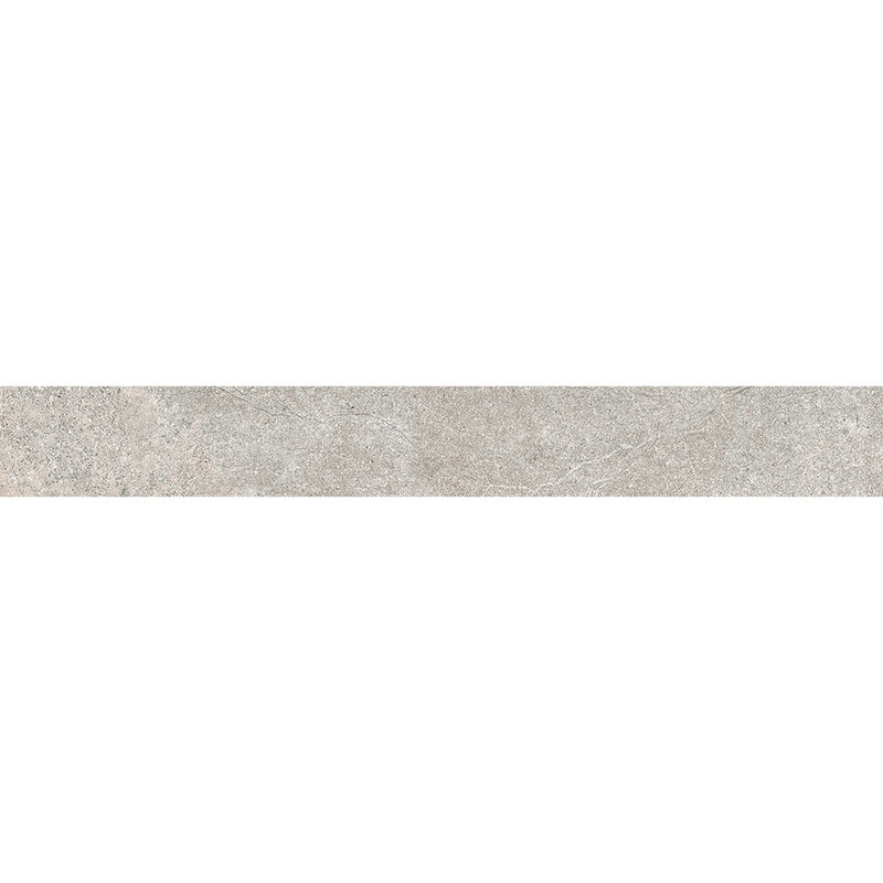 Rock Gray Matte Bullnose Porcelain Moldings 3x24