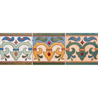 102 Glazed Crest Ceramic Tile 6x6