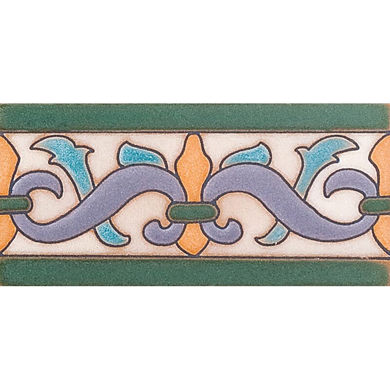 153 B Glazed Ceramic Border Tiles 3x6