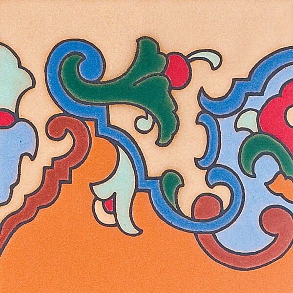 374 A Glazed Ceramic Tile 6×6 Image