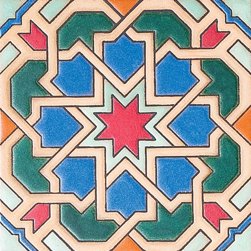 231 A Glazed Ceramic Tile 6x6