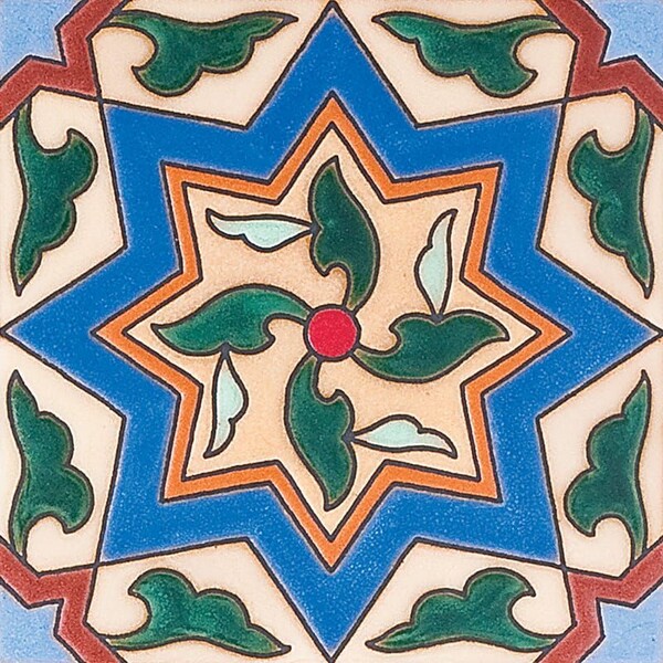 384 A Glazed Ceramic Tile 6×6 Image