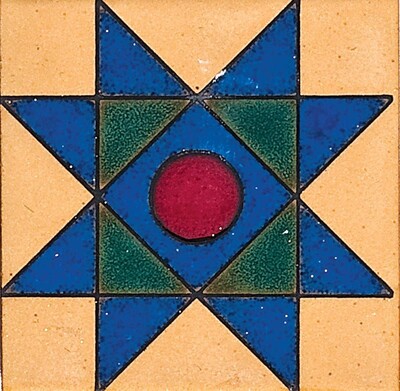 118 A Glazed Ceramic Tile 4x4