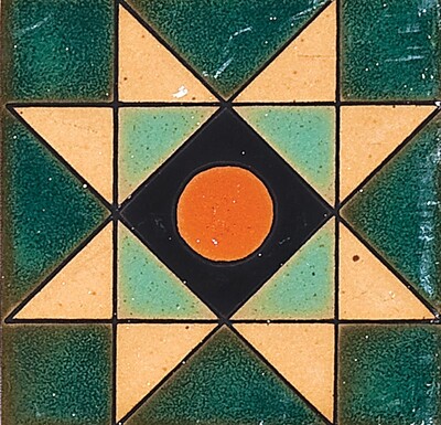 118 B Glazed Ceramic Tile 4x4