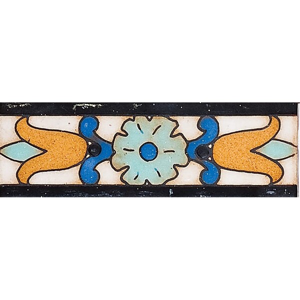 116 A Glazed Tulip Ceramic Borders 2×6 Image