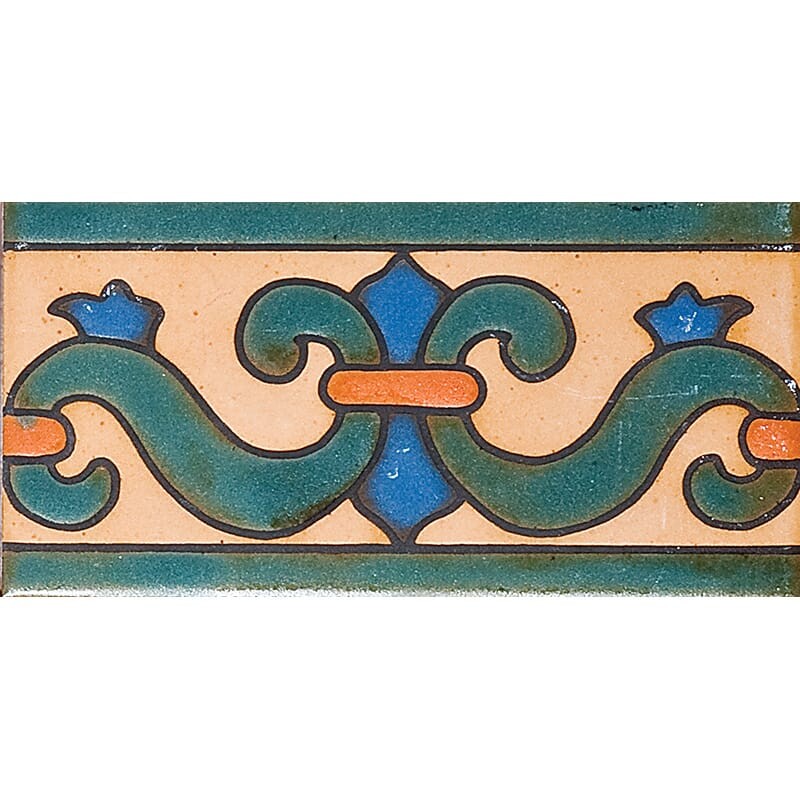 1594 Glazed Color Way-b Ceramic Border Tiles 3x6