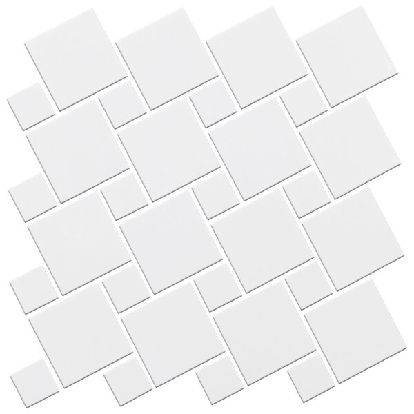 Alpine Polished Modern Porcelain Mosaic 11 1/10×11 1/10 Image