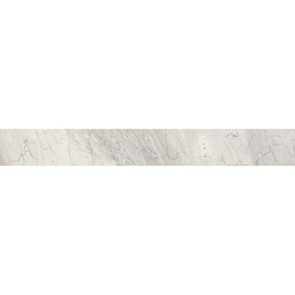 Grigio Bardiglio Polished&rectified Battiscopa Porcelain Moldings 3×24 Image