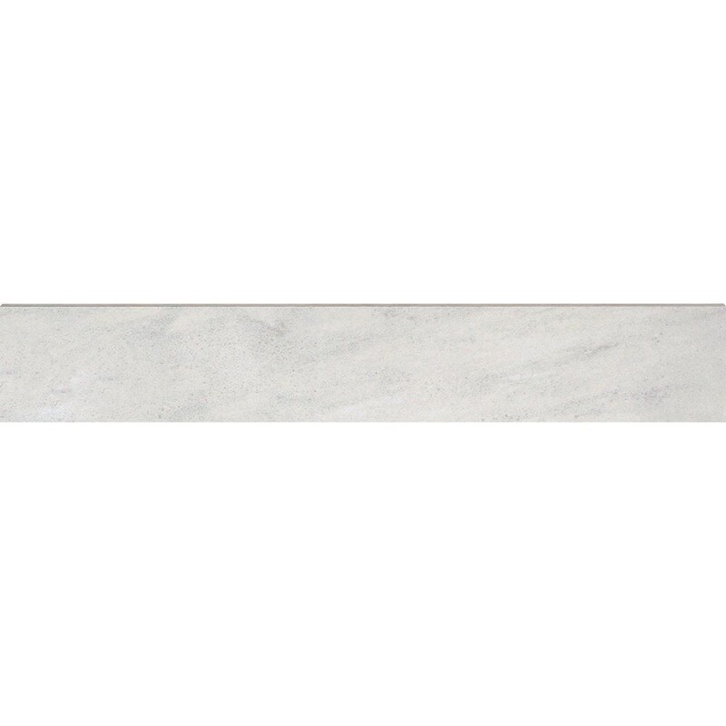 Pearl Polished Bullnose Marble Look Porcelain Base 4x24