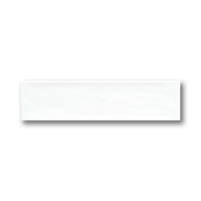 Roca Flow White Polished Ceramic Tiles 3x12