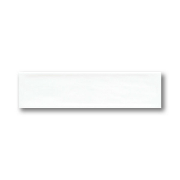 Roca Flow White Polished Ceramic Tiles 3×12
