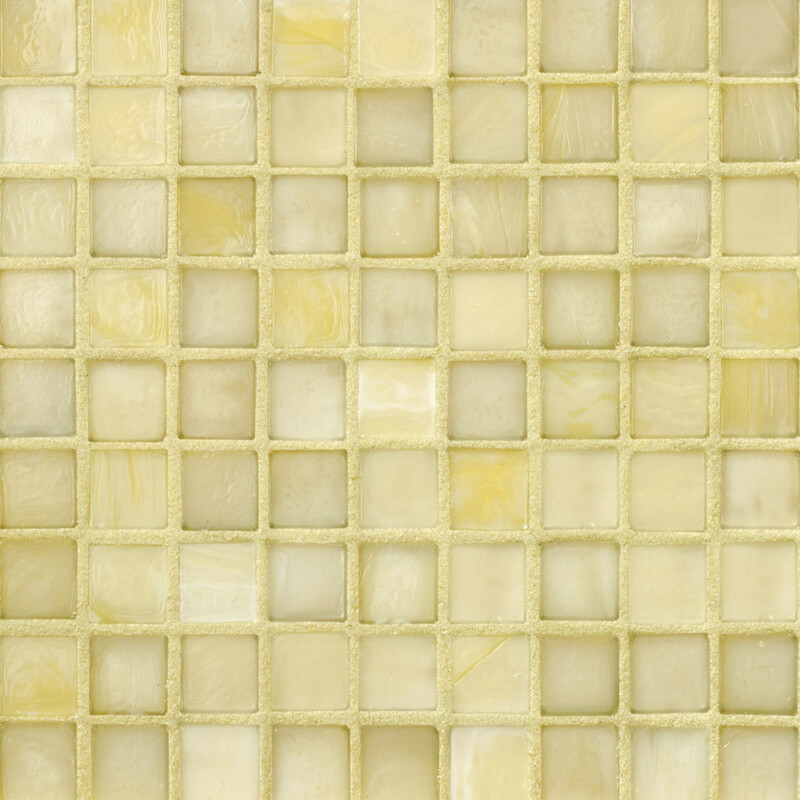 Vanilla 5/8×5/8 Glass Mosaic 11 5/8×11 5/8 Image
