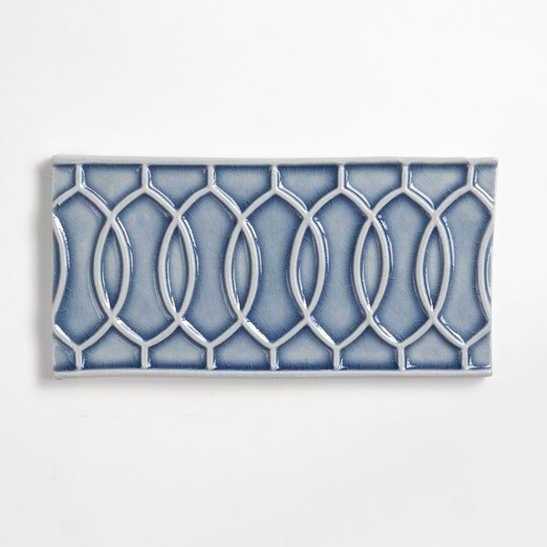 Vinca Crackled Vienna Ceramic Wall Decos 4×8 Image