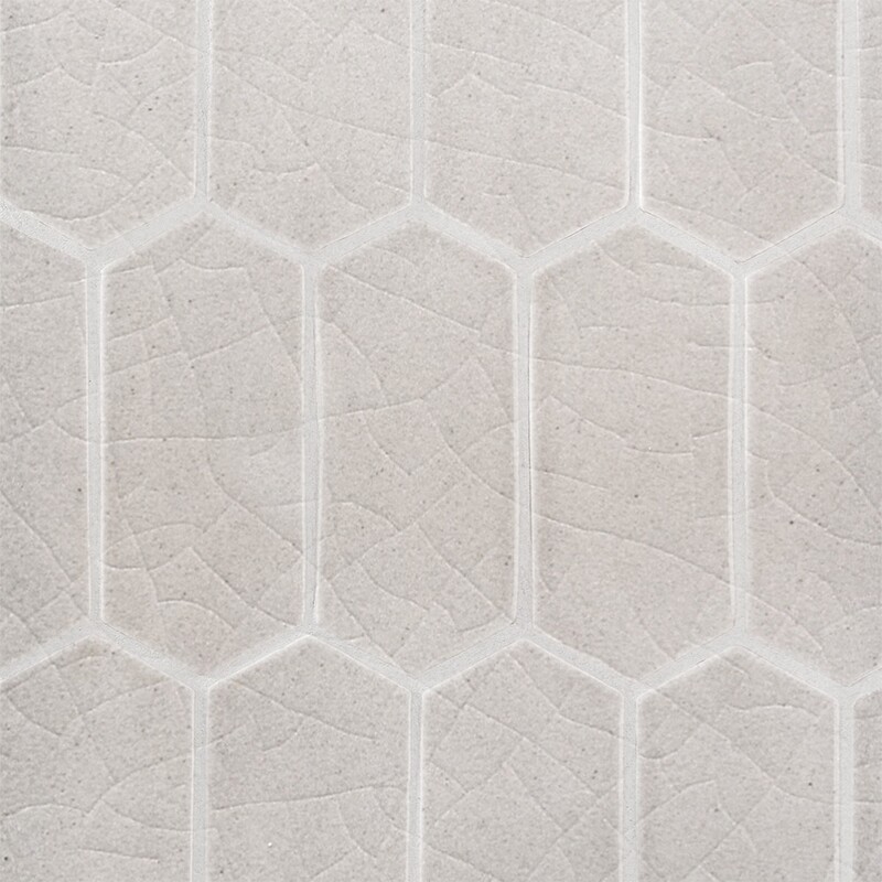 Fresco Crackled Picket Ceramic Wall Decos 3×6 Image