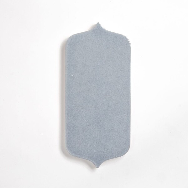 Vinca Crackled Tear Field Ceramic Wall Decos 3 5/8×8 Image