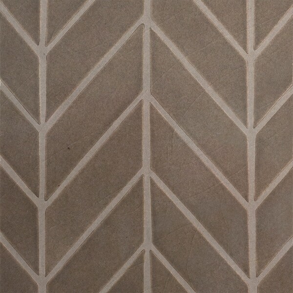 Copeland Glossy Chevron Ceramic Wall Decos 2×6 Image