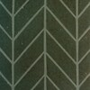 Tefusee Green Glossy Chevron Ceramic Wall Decos 2×6 Image