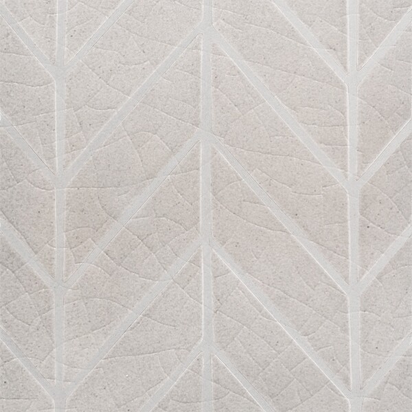 Fresco Crackled Chevron Ceramic Wall Decos 2×6 Image