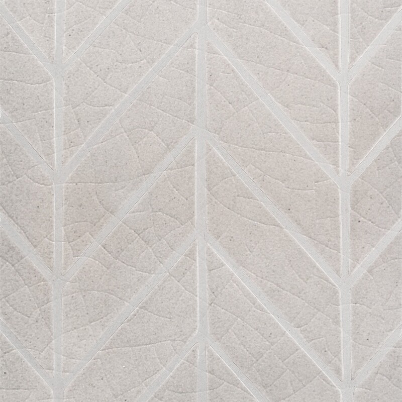 Fresco Crackled Chevron Ceramic Wall Decos 2×6 Image
