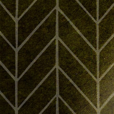 Corso Glossy Chevron Ceramic Wall Decos 2×6 Image